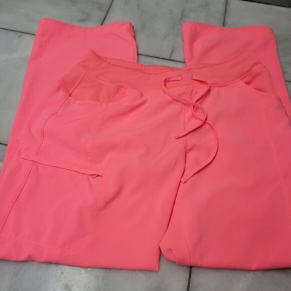 Cherokee Uniforms Coral Elastic Drawstring Waist Scrub Pants Size L - Picture 1 of 8